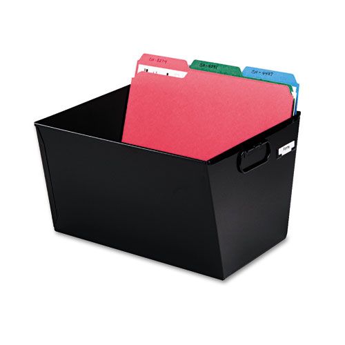 MMF Industries Steelmaster Posting Tubs Letter Steel Black