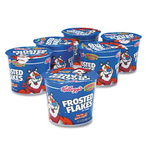 Kellogg's Breakfast Cereal, Frosted Flakes, Single-Serve Cup