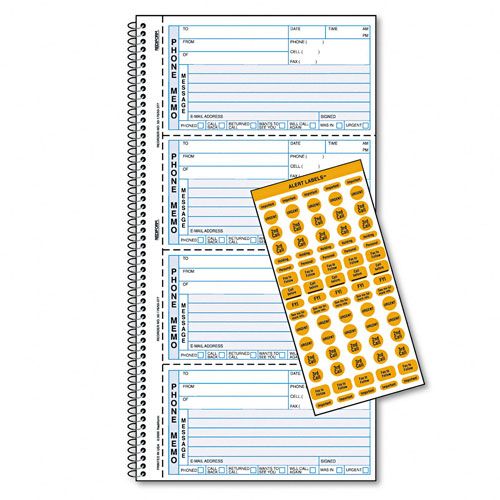 Rediform Phone Memos wAlert Labels Duplicate 400 Sets