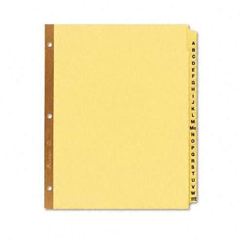Avery Reinforced A-Z Index Dividers, 25-Tab, Buff
