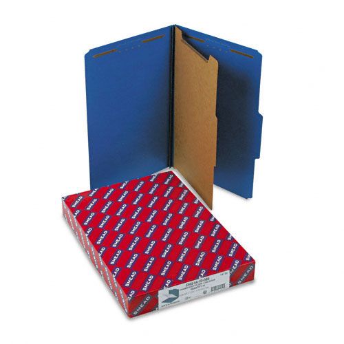 Smead 4 Section Folders Pressboard Legal Dark Blue