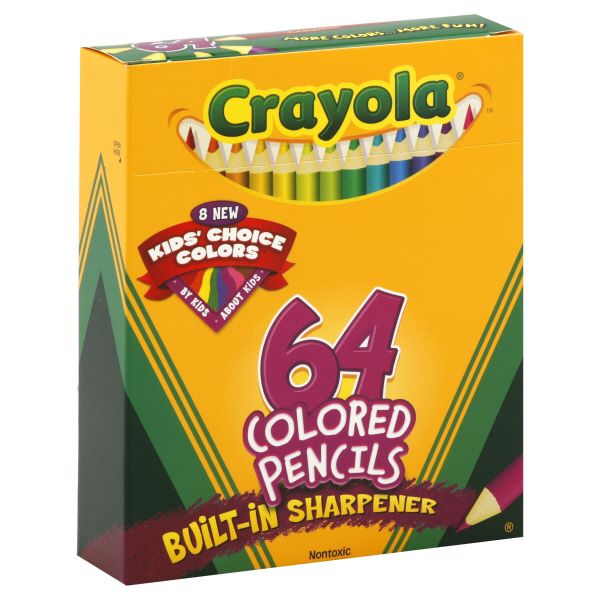 Crayola Colored Pencils, 64 colored pencils at Kmart.com