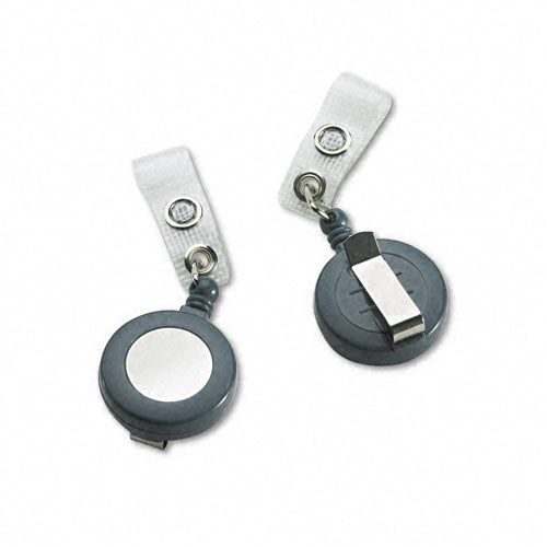 GBC Retractable Name Badge Reel with Strap and Snap C