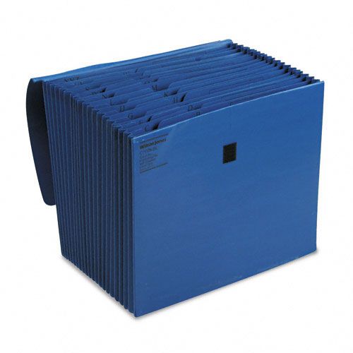 Wilson Jones Expanding 21 Pocket A Z Files Letter Blue