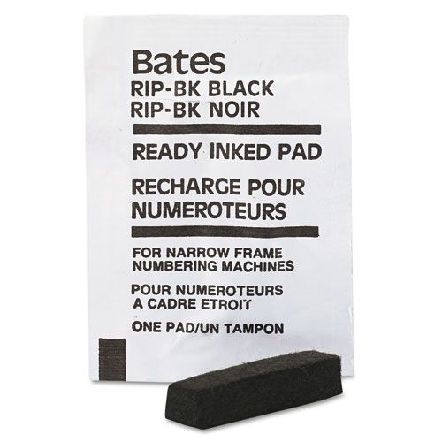 GBC Ready Inked Pad for Numbering Machine Black