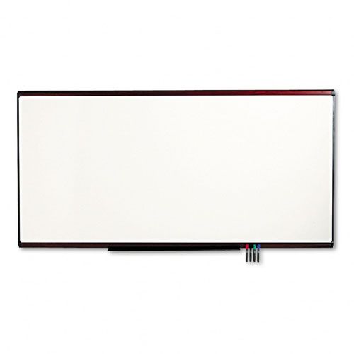 Quartet PorcelainSteel DryErase Board 96 x 48 Mahogany