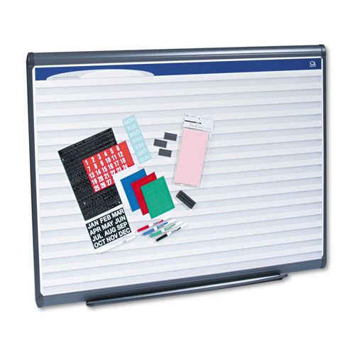 Quartet PorcelainSteel Dry Erase Planning System 48 x 36
