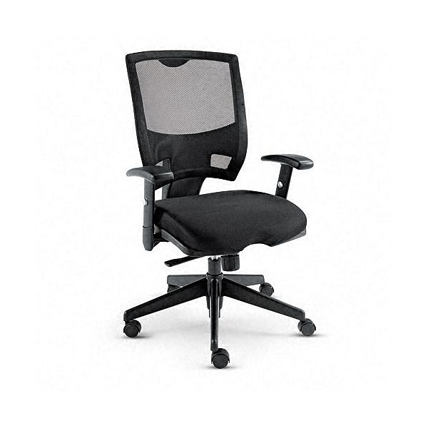 Alera Epoch Mesh Mid-back Swivel/tilt Chair, Black ALEEP42ME10B