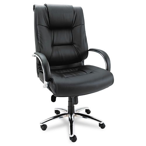 Alera Ravino High Back 450lb Cap. Leather
