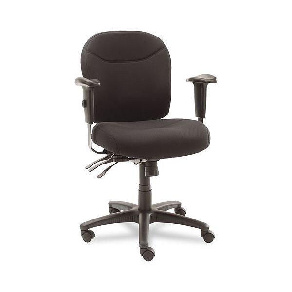 Alera Wrigley 24/7 Mid Back Task Chair, Black ALEWR42TFB10B
