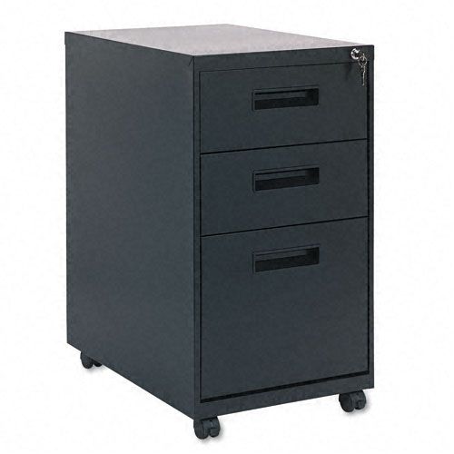 Alera Three Drawer File 15 78 x 28 14 x 23 14 Black
