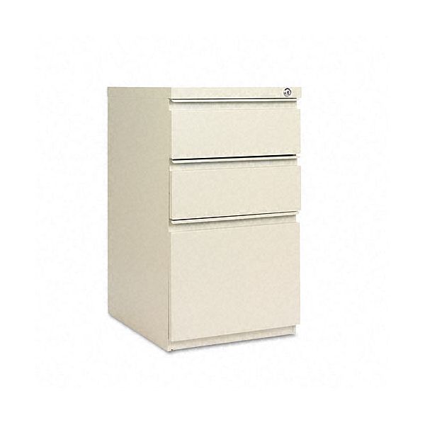 Alera Three-drawer Mobile File, 15-7/8 X 19-1/4, Putty ALEPB532819PY