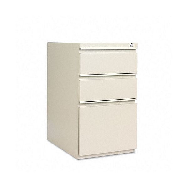 Alera Three-drawer Mobile Pedestal File, 15 X 23, Putty ALEPB532823PY
