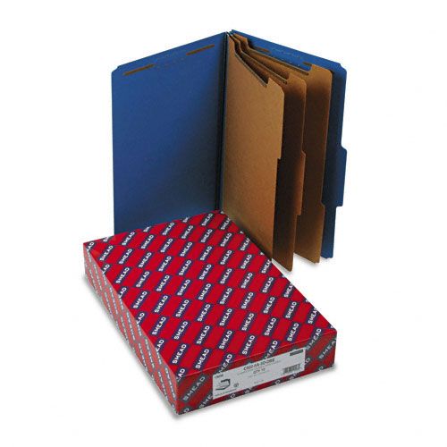 Smead 8 Section Expanding Folders Legal Dark Blue