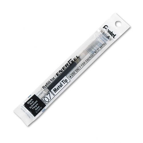 Pentel Metal Tip Refill EnerGel Liquid Gel 07mm Black