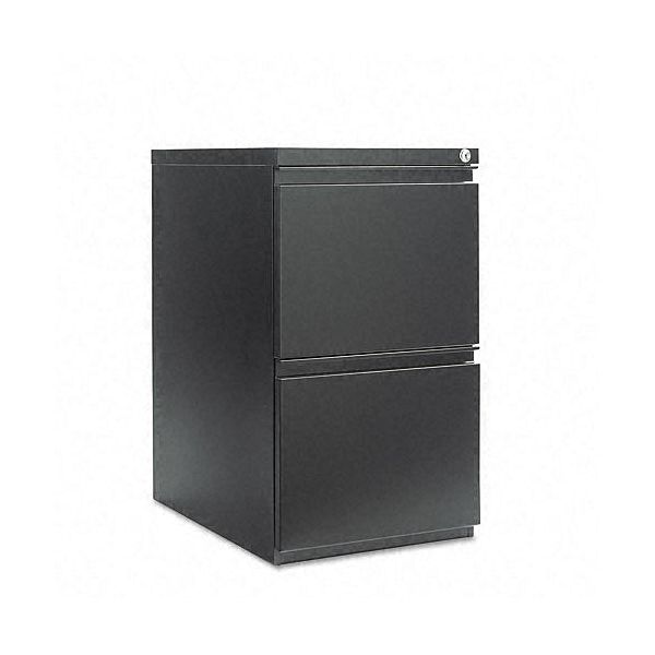 Alera 2-drawer Mobile Pedestal File, 15-7/8 X 23, Black ALEPB542823BL