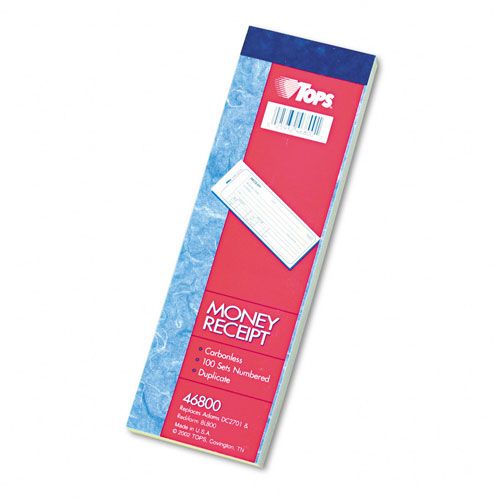 TOPS Duplicate Receipt 2 34 x 7 14 100 SetsBook