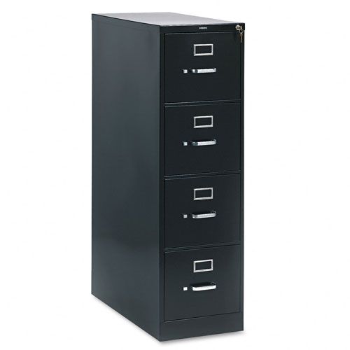 HON 210 Series 4 Drawer Letter File 28 1234d Black