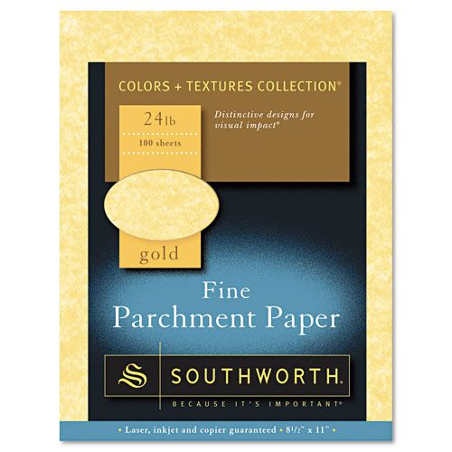 Southworth 24 lb Fine Parchment Paper Letter Gold