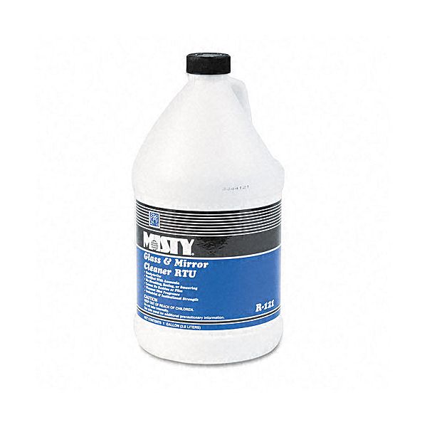 Amrep Glass & Mirror Cleaner W/ammonia, 1gal Bottle AEPR1214EA