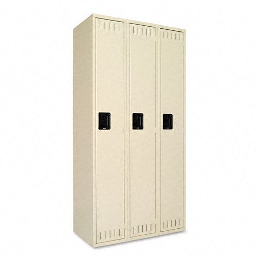 Tennsco Single Tier Locker 1 Shelf 36 x 18 x 72 Sand