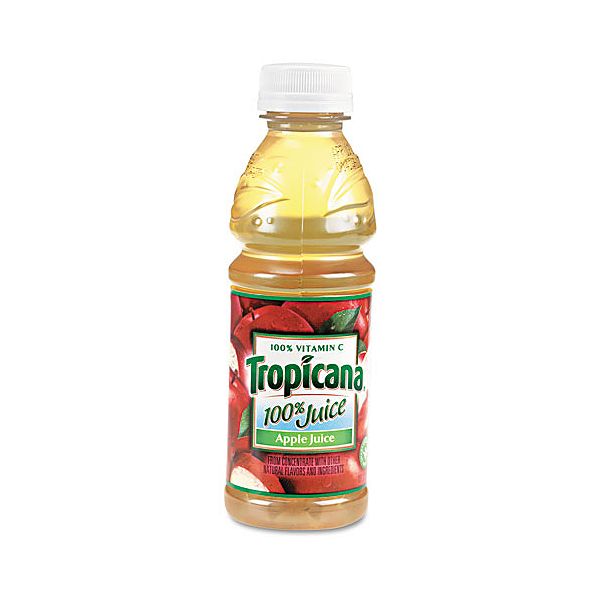 Tropicana Apple Juice 10 oz Plastic Bottles 24 Per Carton 025V001008247000P Tropicana PFY30110