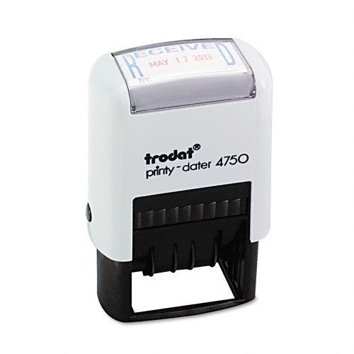 U S Stamp Sign trodat Economy Date Stamp Self Inking BlackRed