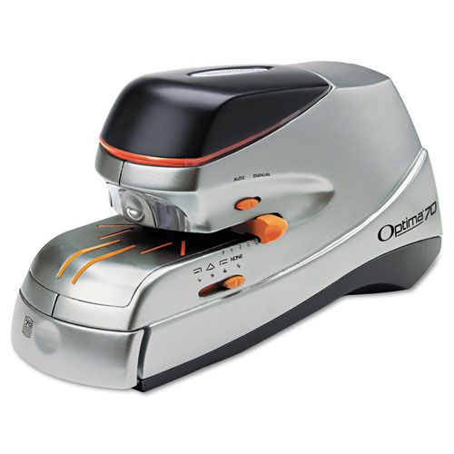 Swingline Optima electric stapler 70 sheet capacity silver