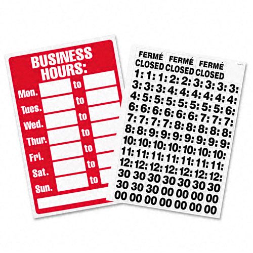 U S Stamp Sign Business Hours Sign Poly Resin 8 x 12