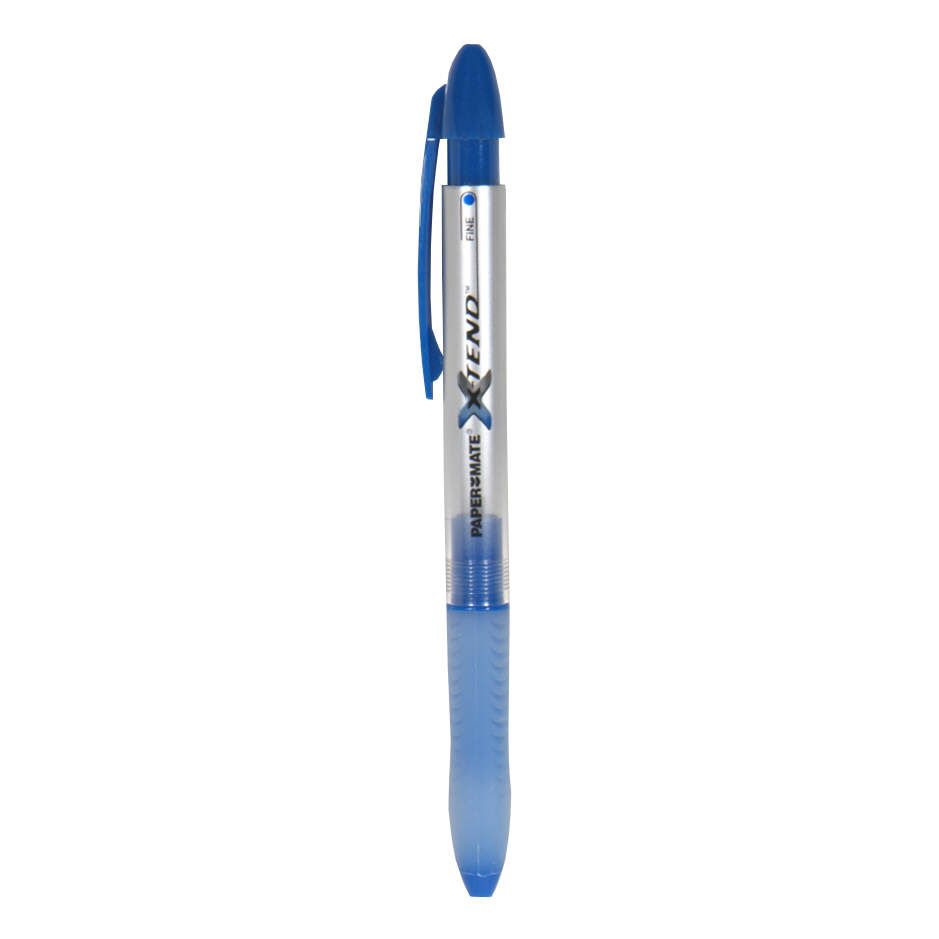 Paper Mate X Tend Retractable Pen Fine Blue 1 pen
