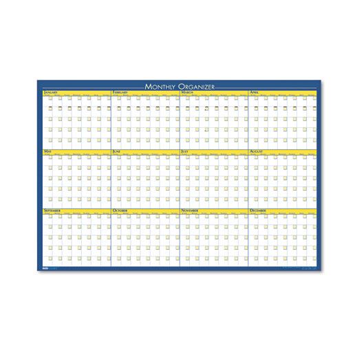 House of Doolittle 12-Month Laminated Wall Planner