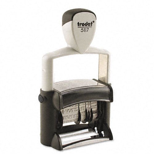 U S Stamp Sign 12 Message Self Inking Dater Stamp Black