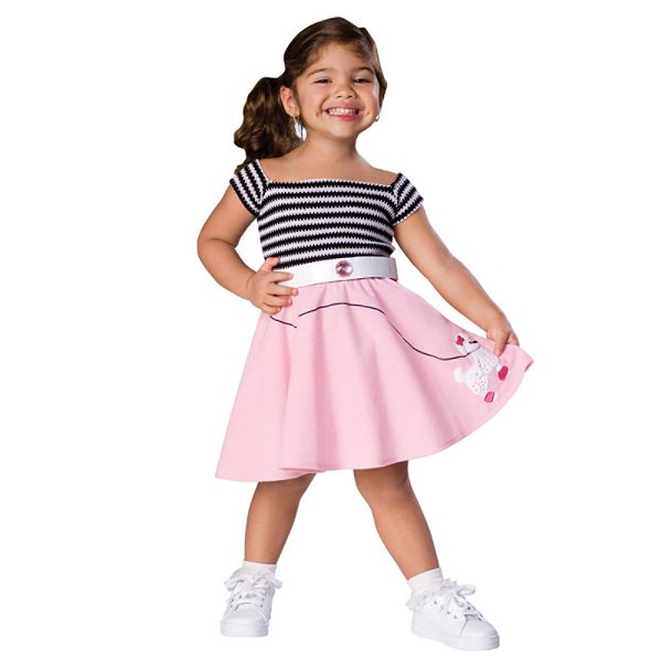 50s Girl Toddler Costume 185412