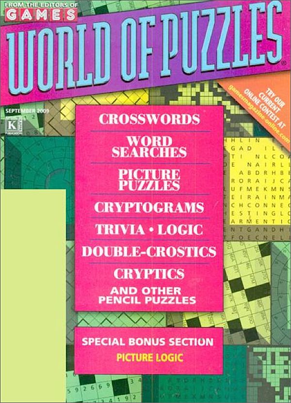 &nbsp; World of Puzzles Magazine