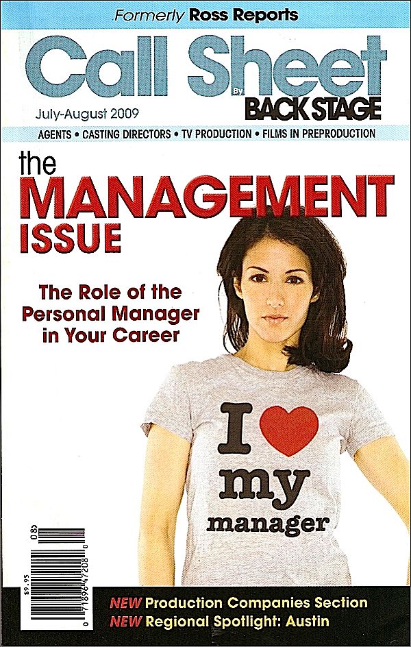 Call Sheet by Backstage Magazine at Sears.com