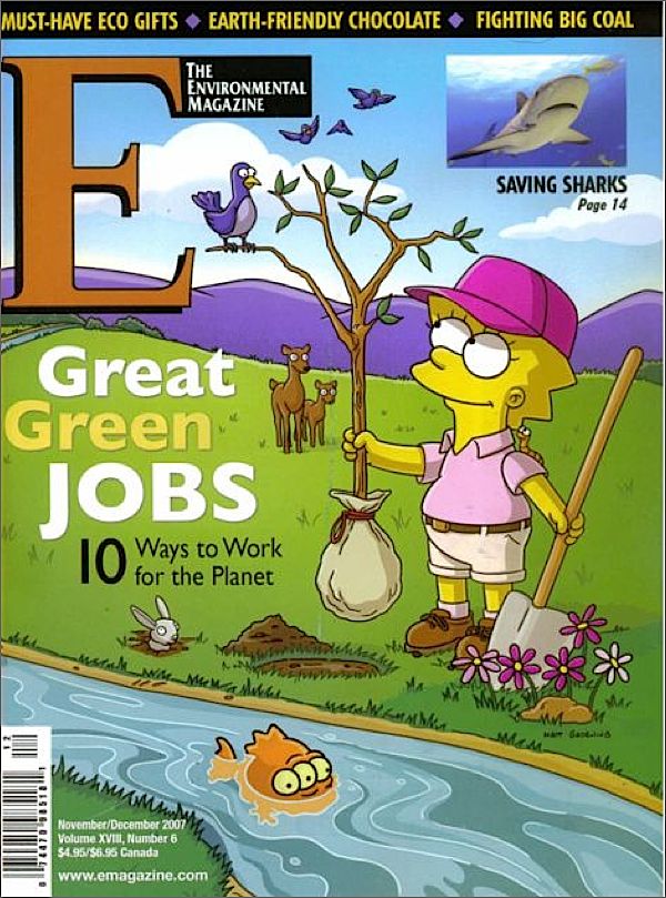 &nbsp; E, The Environmental Magazine