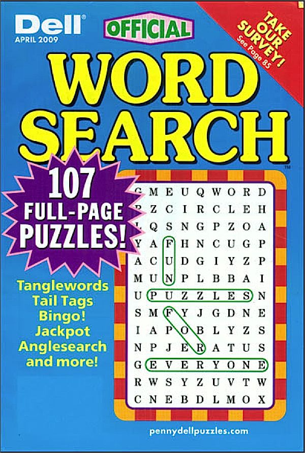Official Word Search Puzzles Magazine
