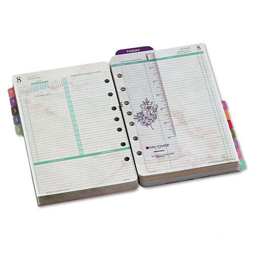 Day Timer Garden Path Dated 2 Page per Day Organizer Refill