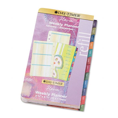 Day Timer Flavia Dated Two Page per Week Organizer Refill