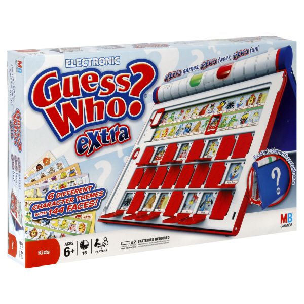 MB Games Game, Guess Who? Extra, Electronic, 1 game