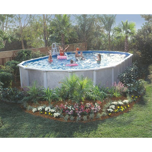 "GSM Oval Vero Beach Above Ground Pool- 52"" Height - 12