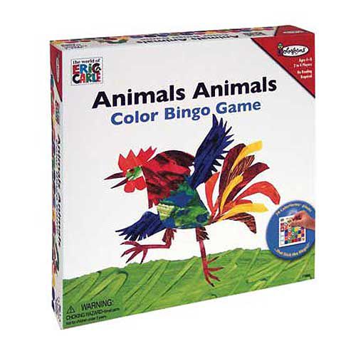 University Games Animals, Animals Colors Bingo Game