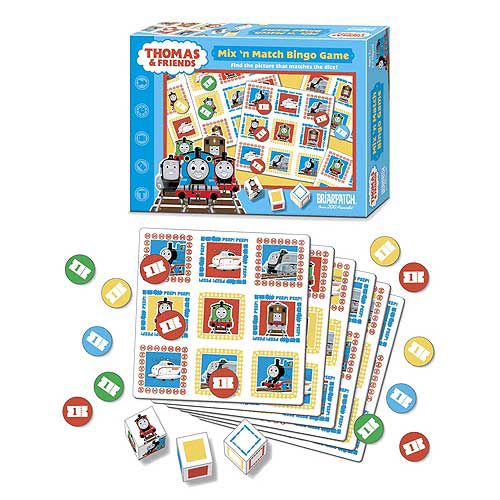 Briarpatch Thomas and Friends Mix 'n Match Bingo Game Children's Toys