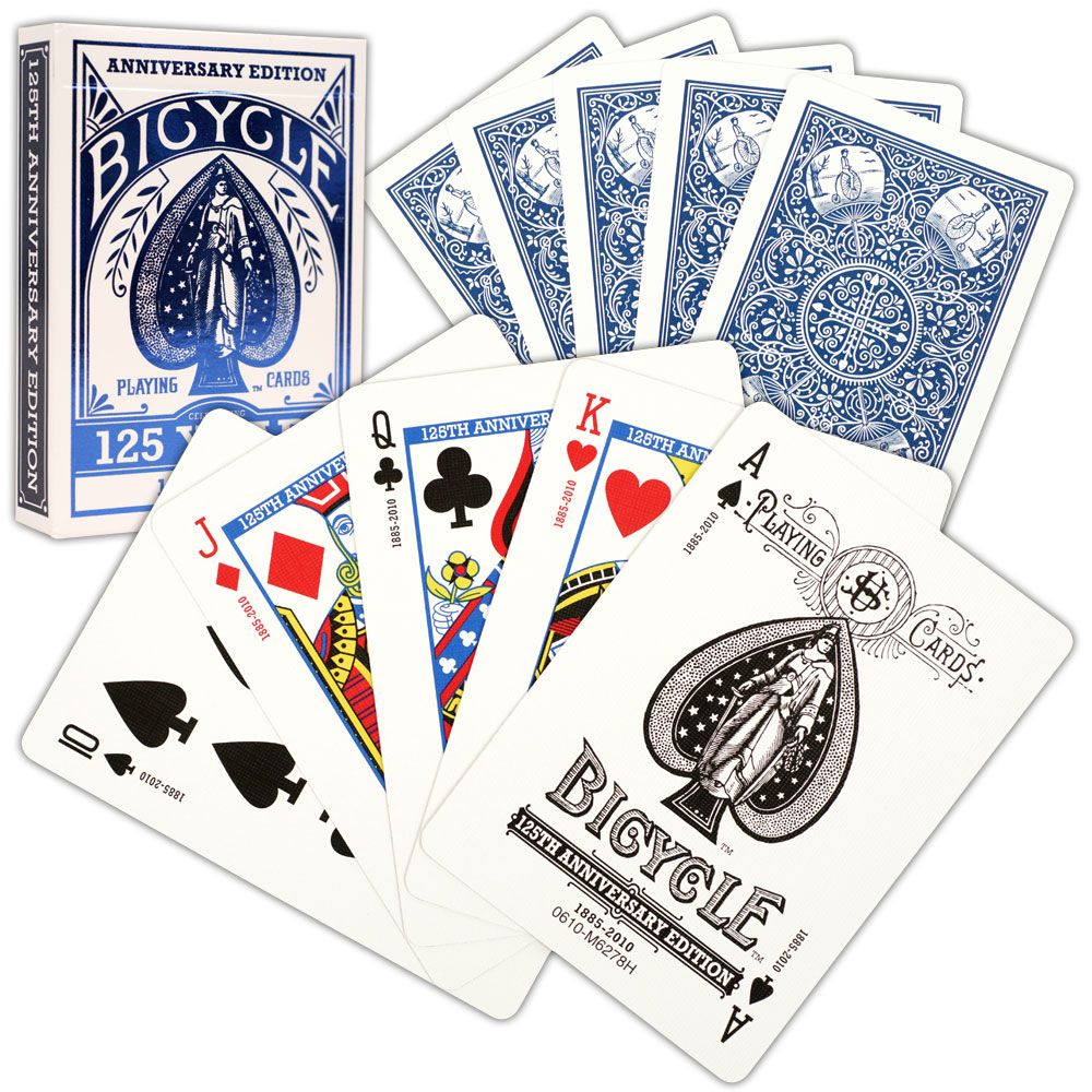 Bicycle 125th Anniversary Cards - Blue