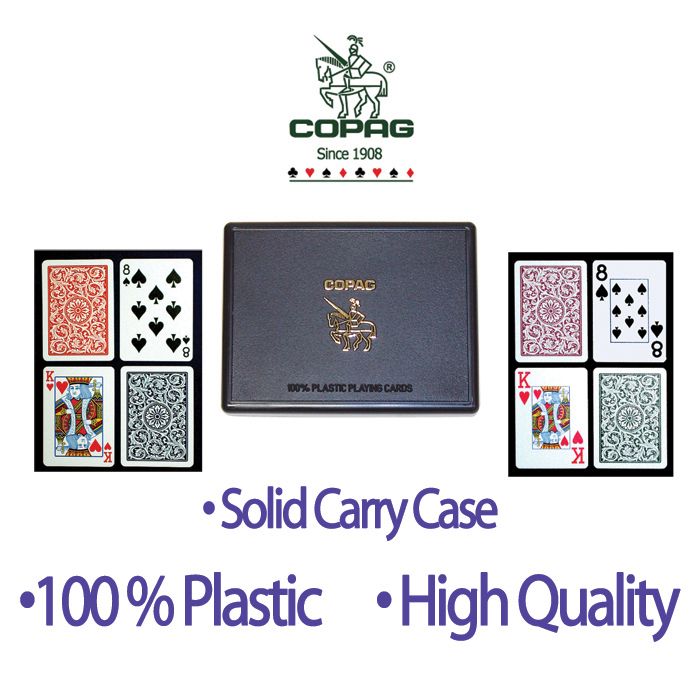 Trademark Poker 24 Decks of Copag Playing Cards