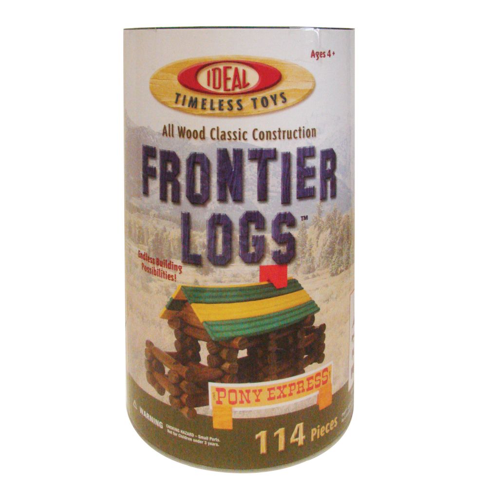 114pc. Frontier Logs in Canister at Kmart.com