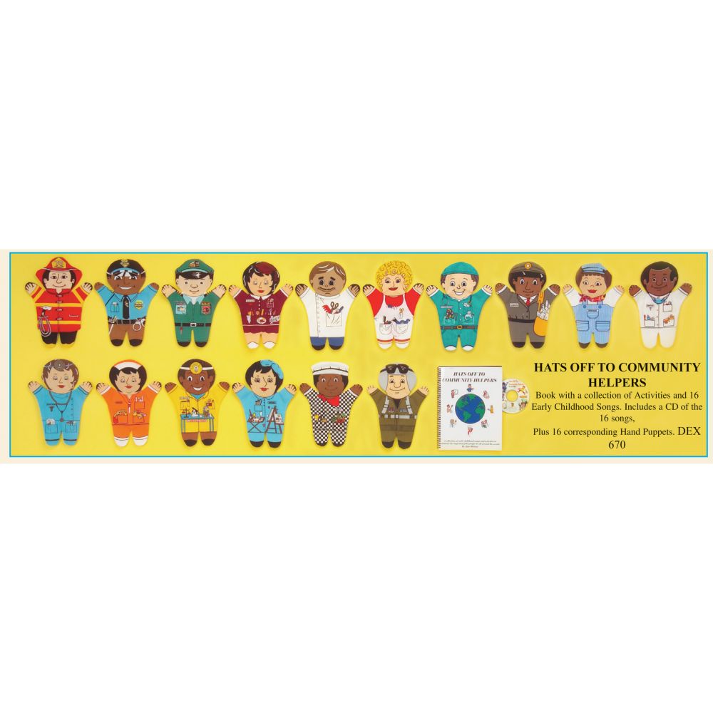 Dexter Set/16 puppts Multicultural Community and CD at Kmart.com