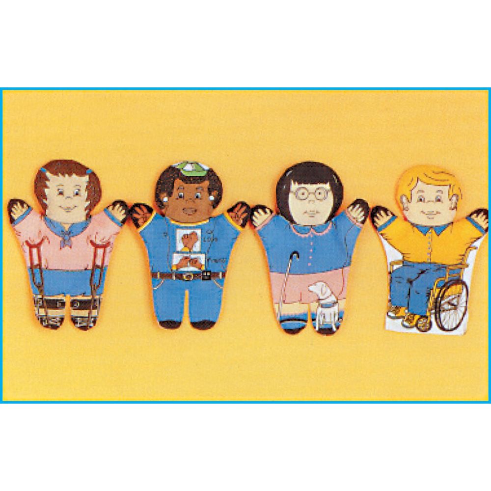 Dexter Set/4 puppets Multicultural Special Needs at Kmart.com