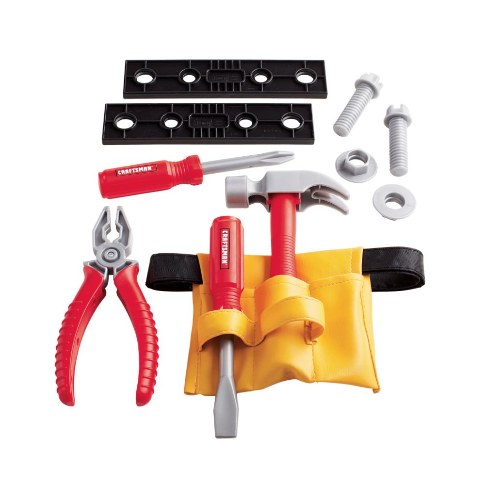 My First Craftsman Always-Accessible Tool and Pouch Set