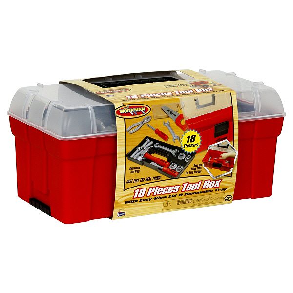 My First Craftsman Workman Tool Box, 18 Pieces, 1 Tool Box